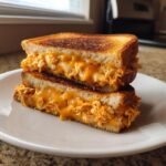 Buffalo Chicken Air Fryer Grilled Cheese