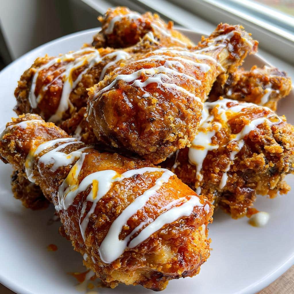 Buffalo Ranch Air Fryer Drumsticks - detail 1
