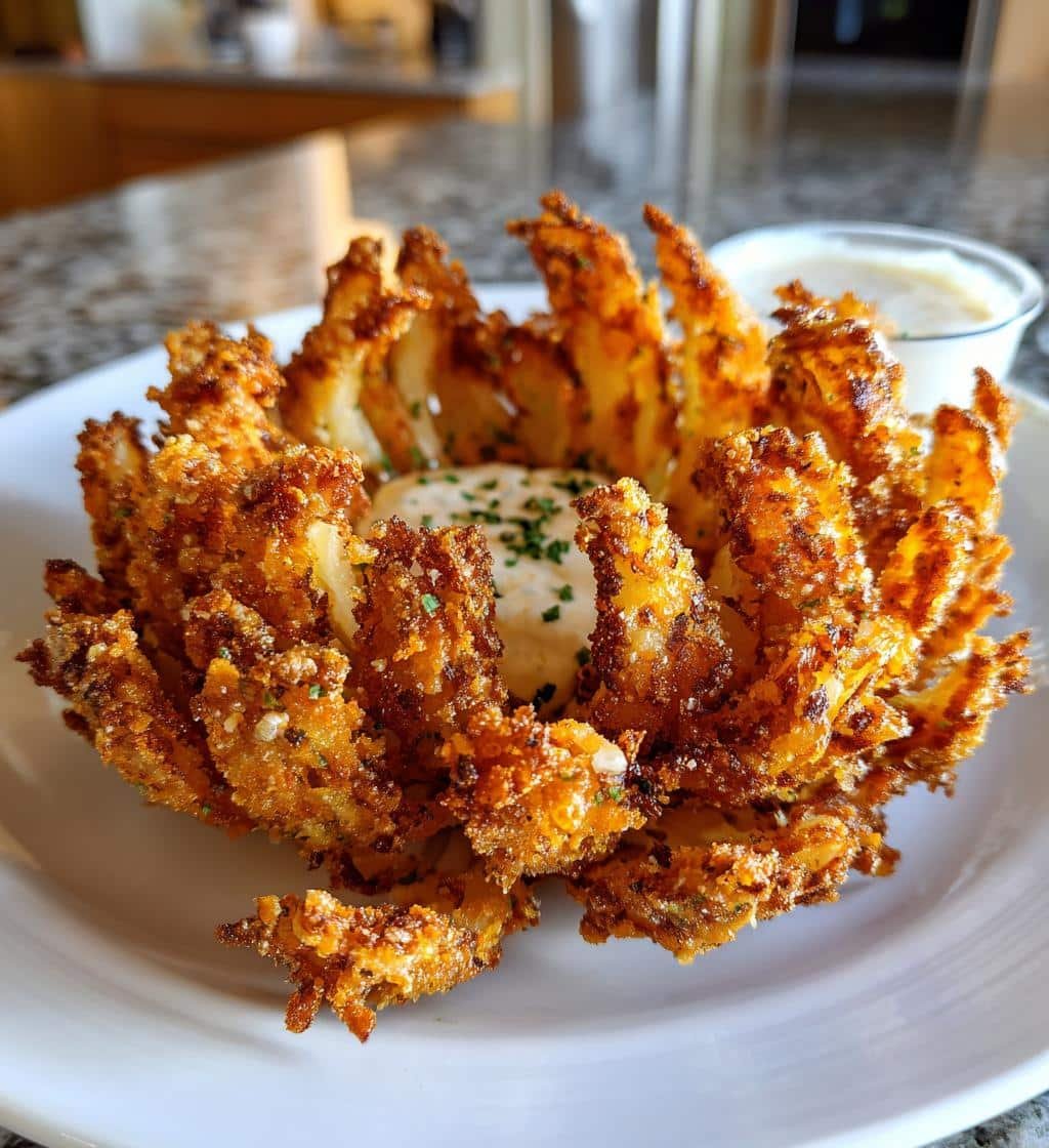 Crispy Air Fryer Blooming Onion