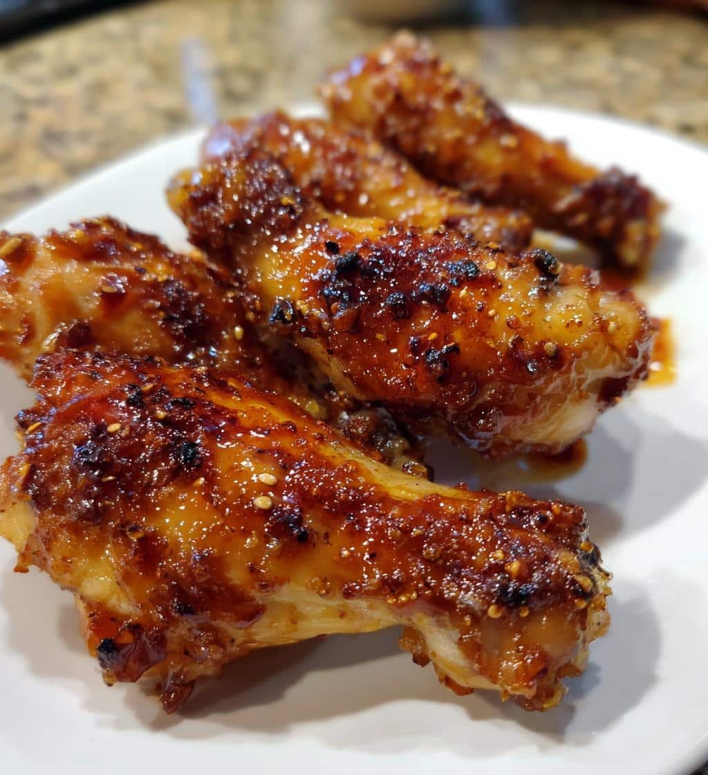 Deviled Mustard Air Fryer Drumsticks