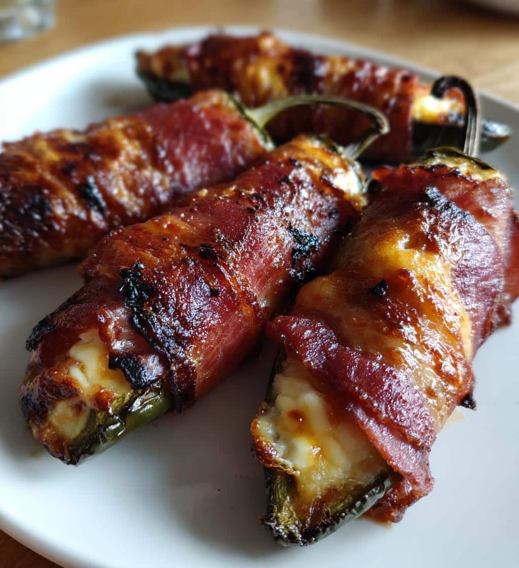 Easy Air Fryer Jalapeño Poppers Salami Wrapped