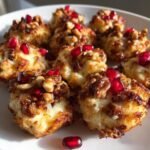 Easy Air Fryer Pomegranate & Walnut Cheese Bites