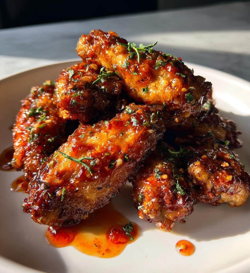 Easy Sweet Chili Lime Air Fryer Wings