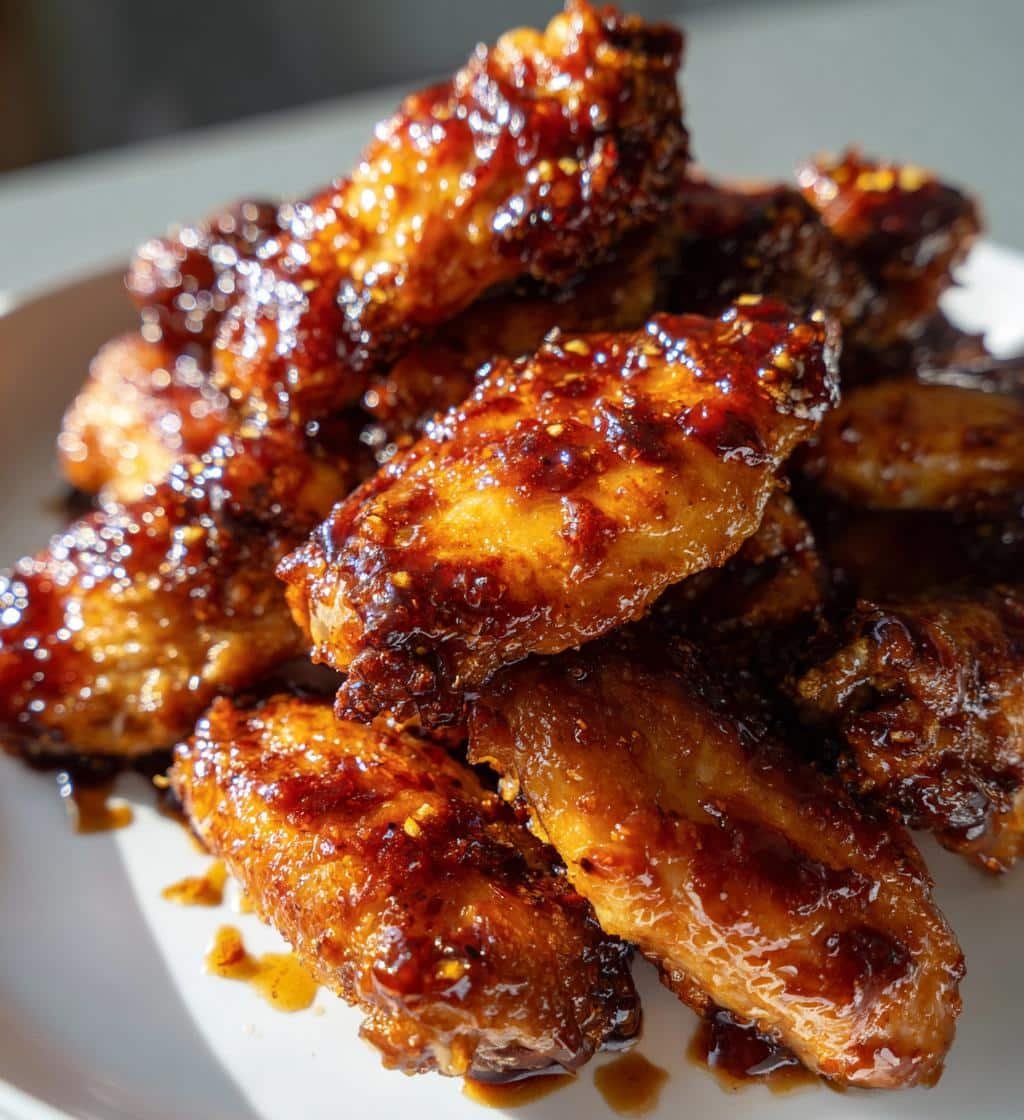 Fig Balsamic Air Fryer Wings - detail 1