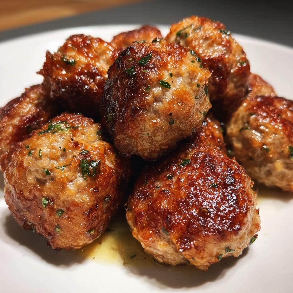Homemade Air Fryer Turkey Meatball Batch (Lean)