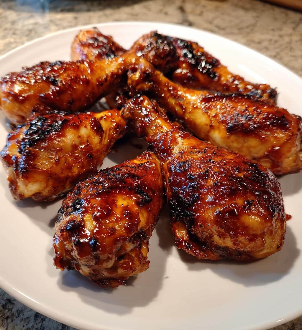 Honey BBQ Air Fryer Drumsticks