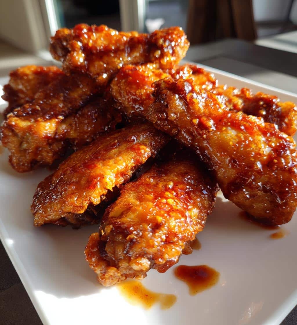 Honey BBQ Buffalo Air Fryer Wings - detail 1
