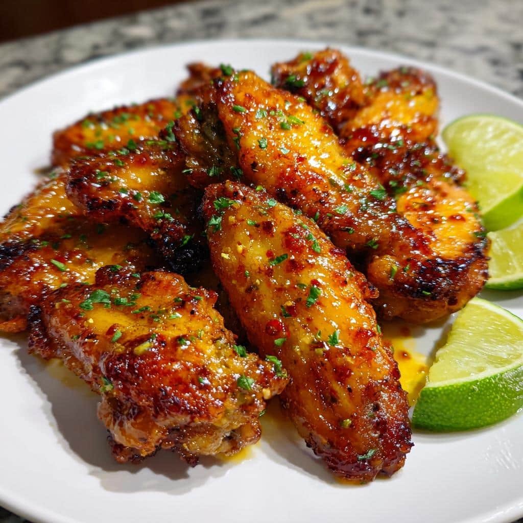 Mango Chili Lime Air Fryer Wings
