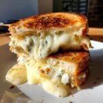 Pear & Gorgonzola Air Fryer Grilled Cheese