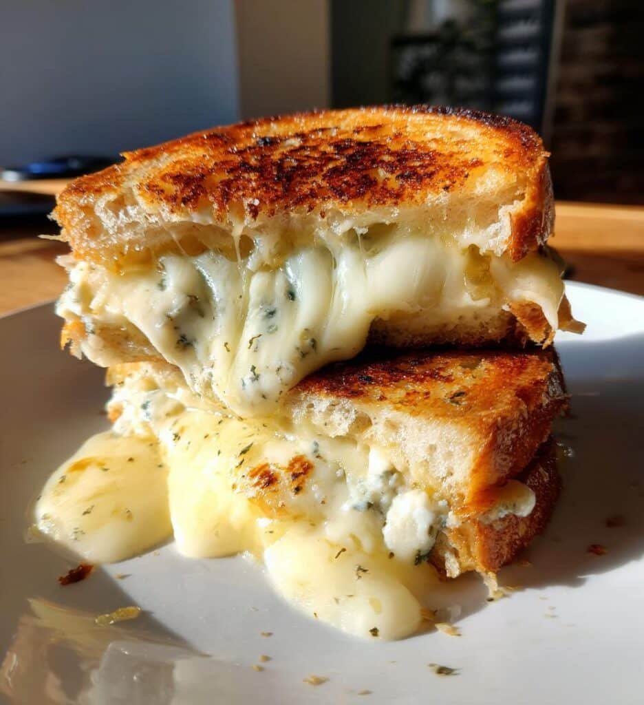 Pear & Gorgonzola Air Fryer Grilled Cheese