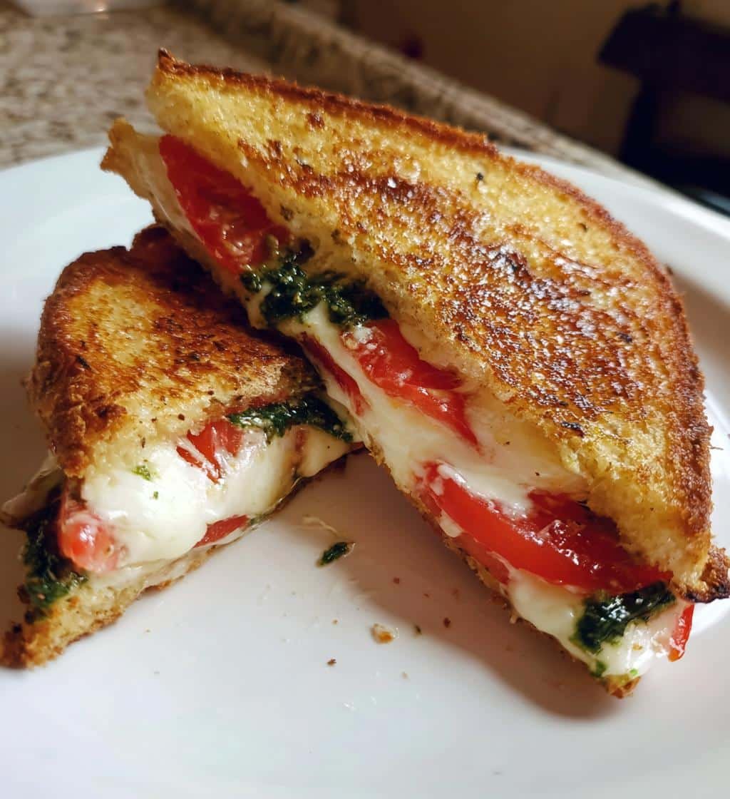 Pizza Margherita Air Fryer Grilled Cheese - detail 1