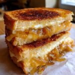 QUICK Air Fryer French Onion Grilled Cheese Sandwich