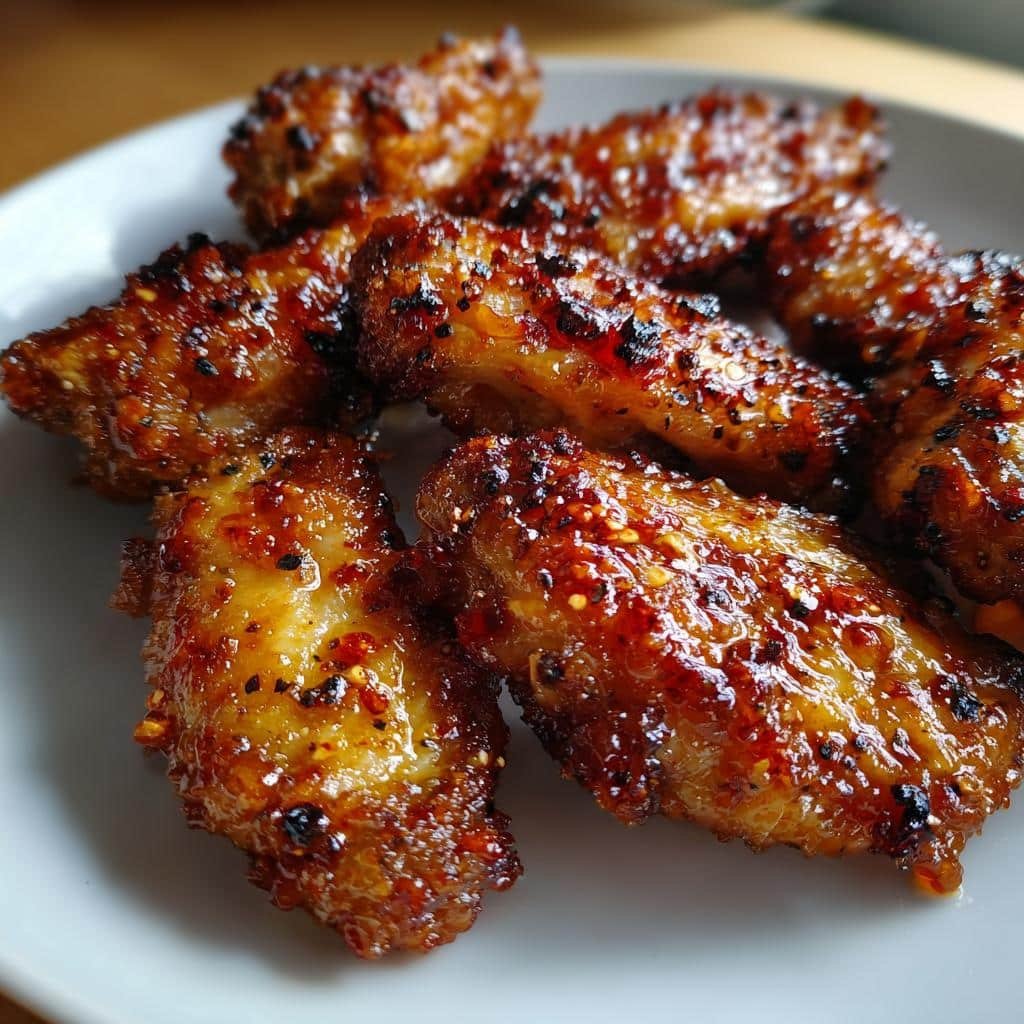 Quick Hot Honey Air Fryer Wings