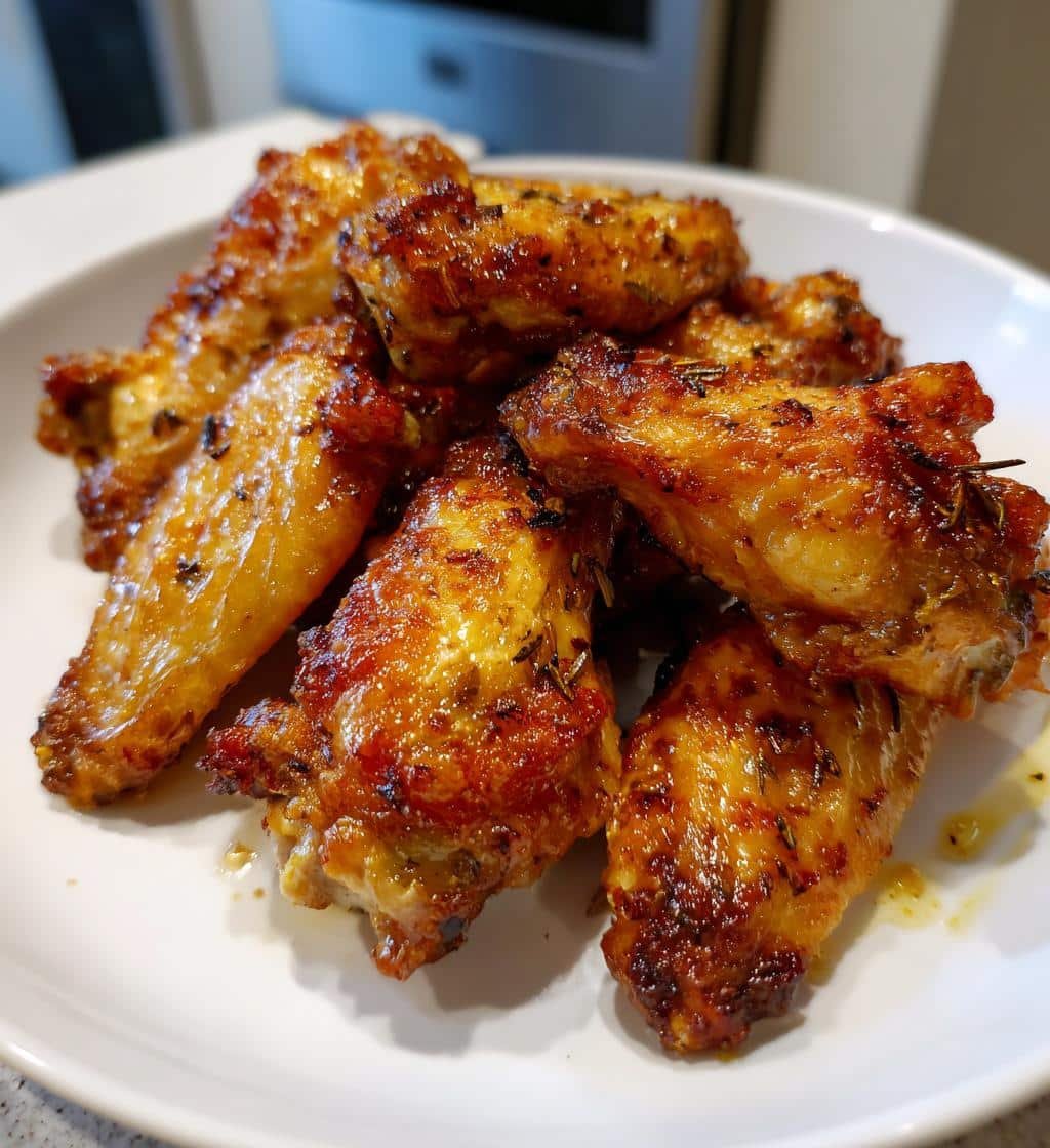 Rosemary Lemon Air Fryer Wings