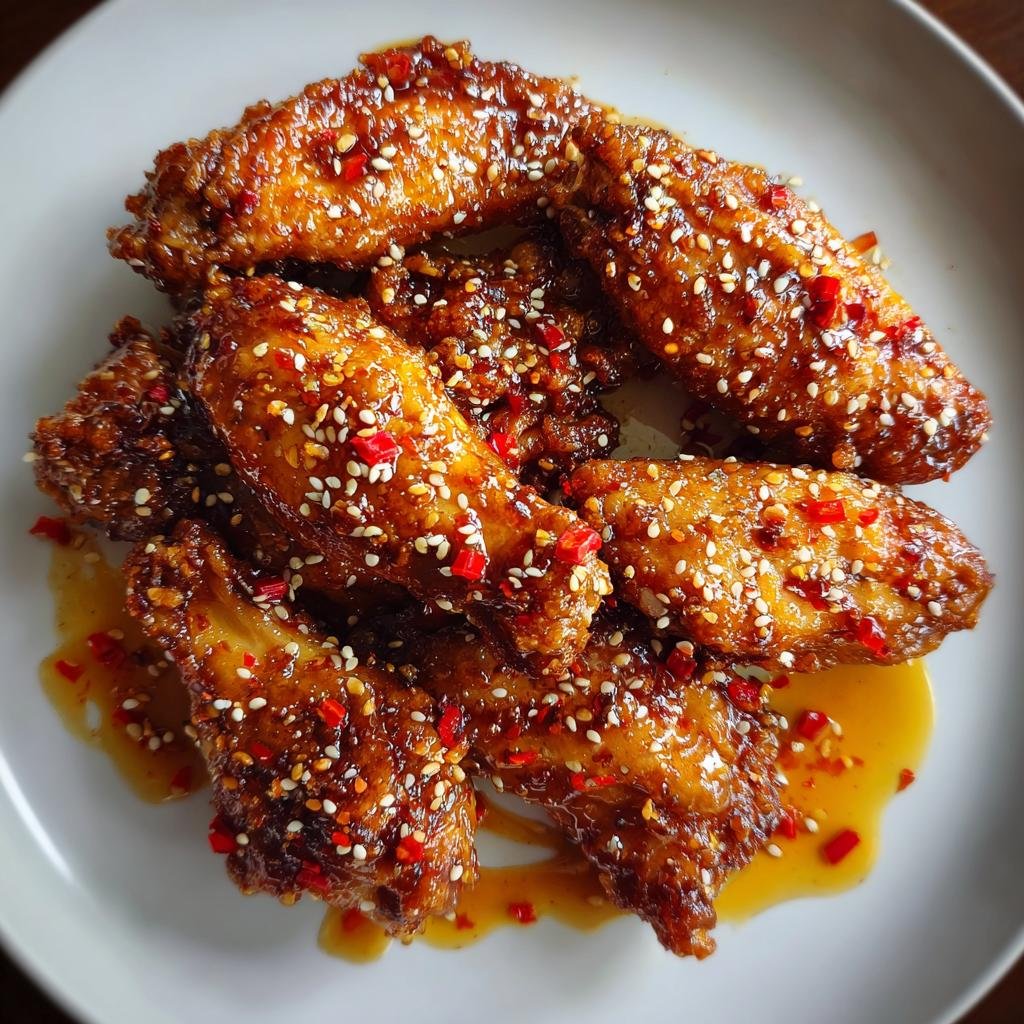 Irresistible 30-Minute Sesame Ginger Air Fryer Wings 4 Sesame Ginger Air Fryer Wings - detail 1