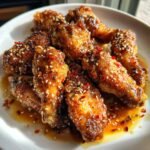 Sesame Ginger Air Fryer Wings