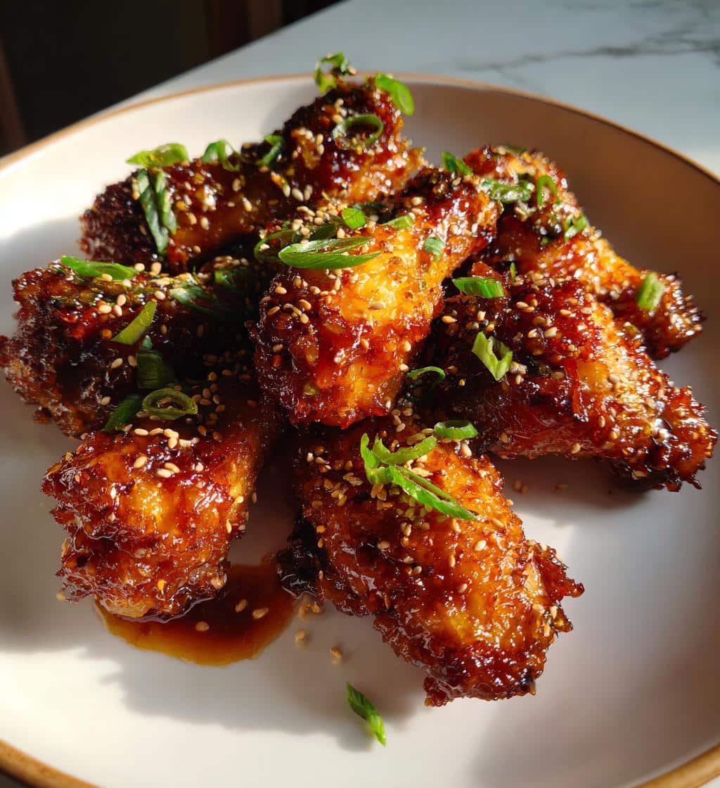 Teriyaki Pineapple Air Fryer Wings - detail 1