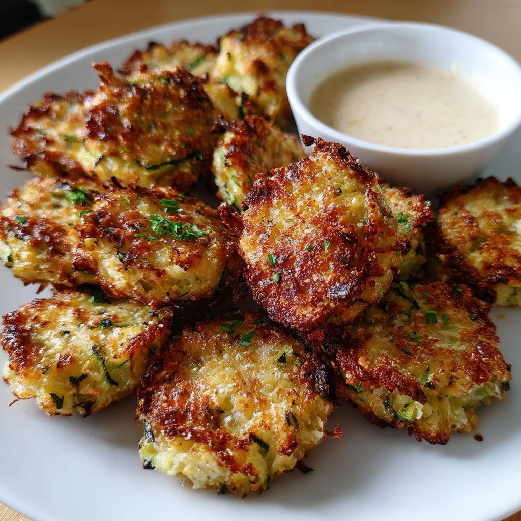 Zucchini fritter bites in Air Fryer - detail 1
