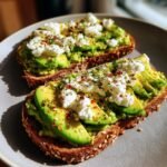 Air Fryer Avocado & Cottage Cheese Protein Toast