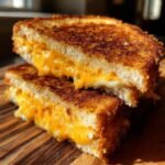 Air Fryer Brioche Grilled Cheese