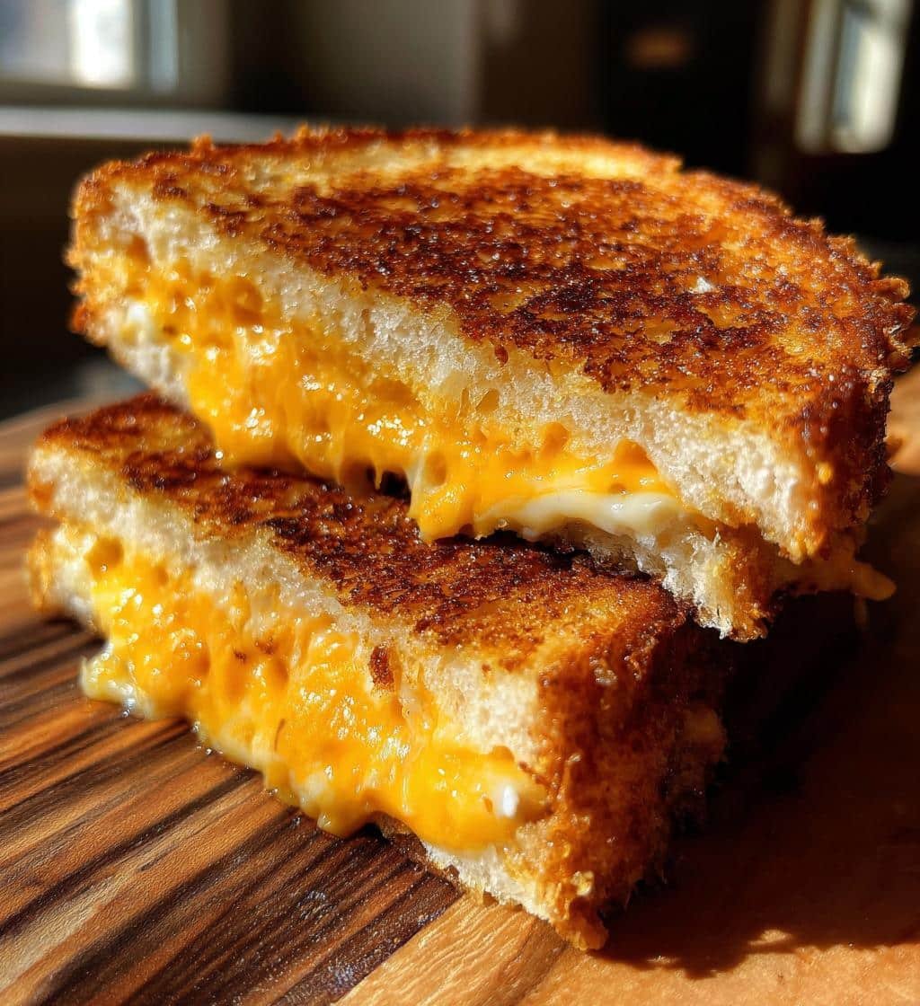 Air Fryer Brioche Grilled Cheese