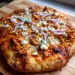 Air Fryer Buffalo Chicken Pizza