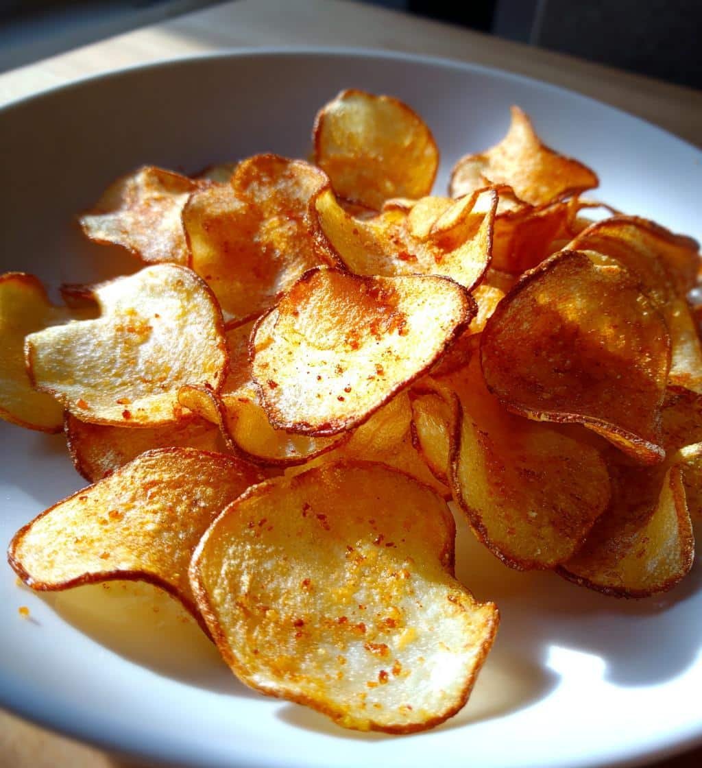 25-Minute Air Fryer Crispy Garlic Confit Potato Chips You'll Crave 4 Air Fryer Crispy Garlic Confit Potato Chips - detail 1