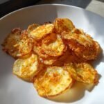Air Fryer Crispy Garlic & Lemon Zest Chips
