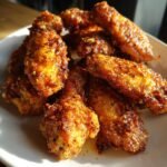 Air Fryer Crispy Parmesan Peppercorn Wings