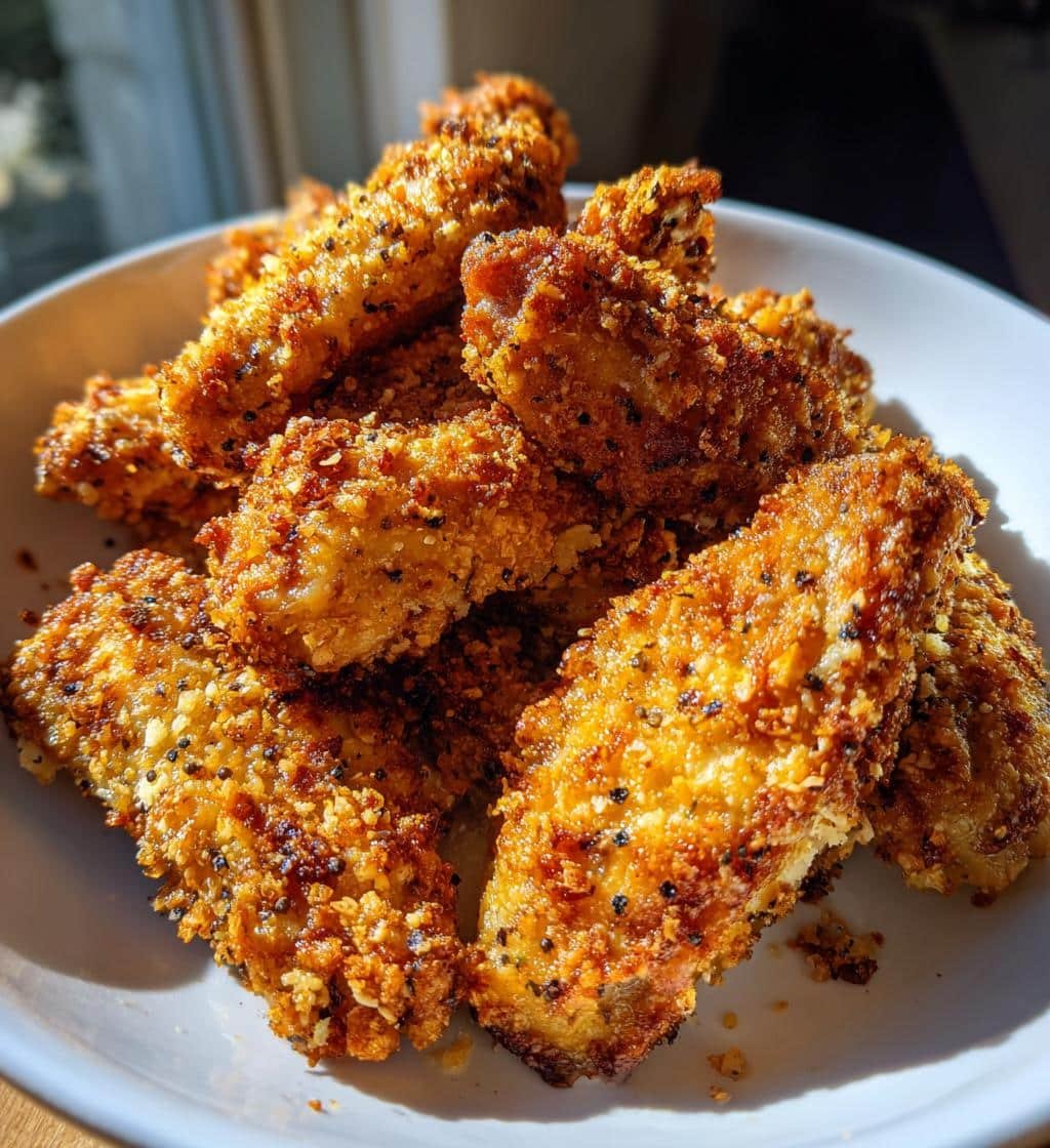 Air Fryer Crispy Parmesan Peppercorn Wings