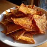 Air Fryer Crispy Rye Bread Chips