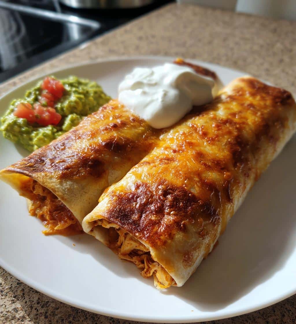 Air Fryer Delicious Chimichangas Chicken - detail 1
