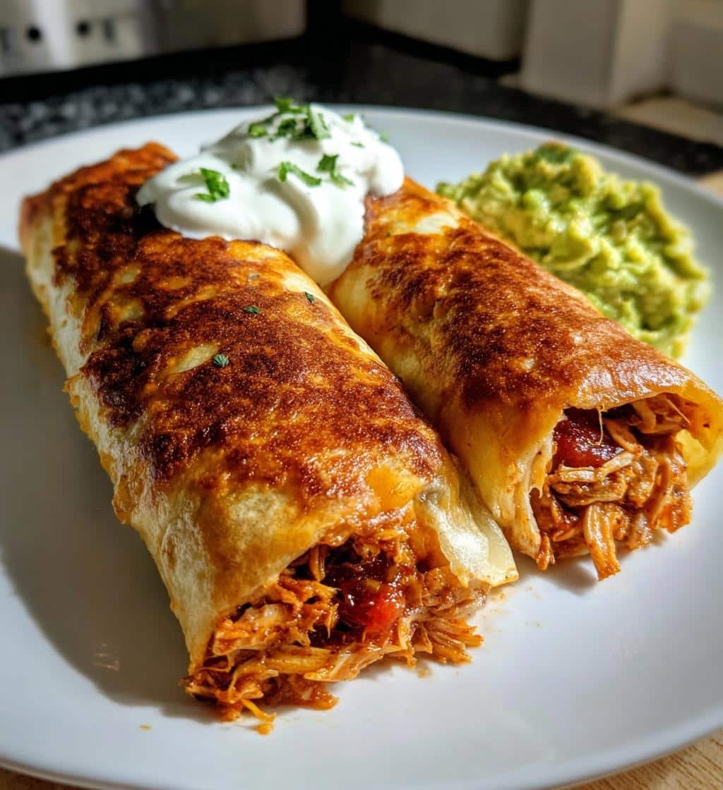 Air Fryer Delicious Chimichangas Chicken
