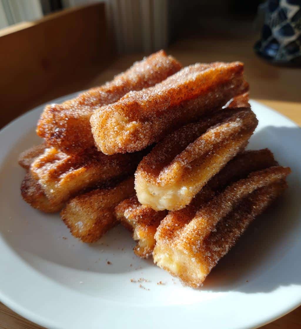 Air Fryer Easy Cinnamon Roll Churros