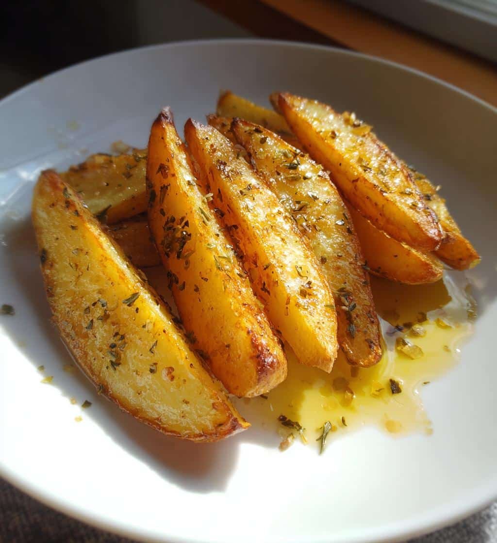 Air Fryer Easy Greek Lemon Potatoes