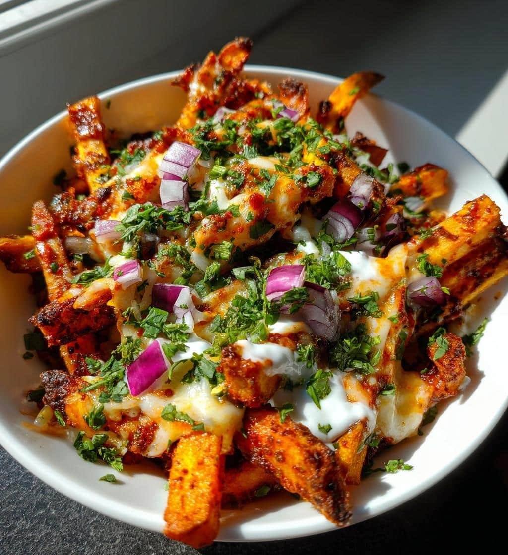Air Fryer Easy Loaded Vindaloo Spiced Fries