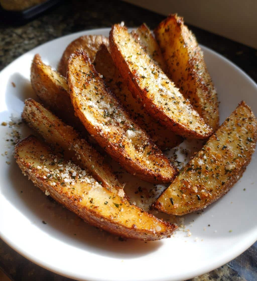 Air Fryer Easy Parmesan Ranch Wedges