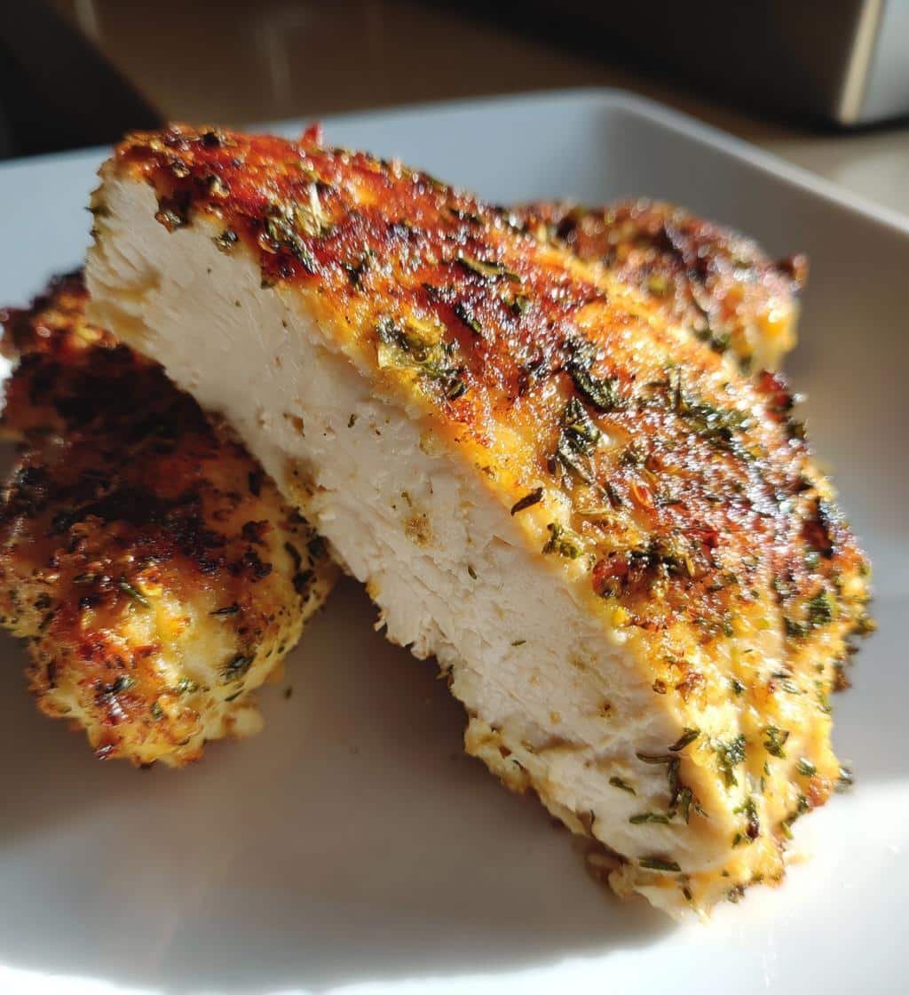 Air Fryer Garlic Herb Chicken Breast