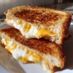 Air Fryer Gouda & Cheddar Grilled Cheese