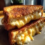 Air Fryer Grilled Cheese with Blue Cheese