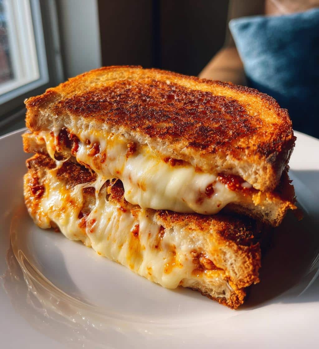 Air Fryer Grilled Cheese with Chorizo - detail 1