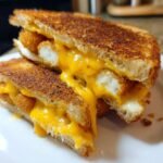 Air Fryer Grilled Cheese with Fried Mozzarella Sticks