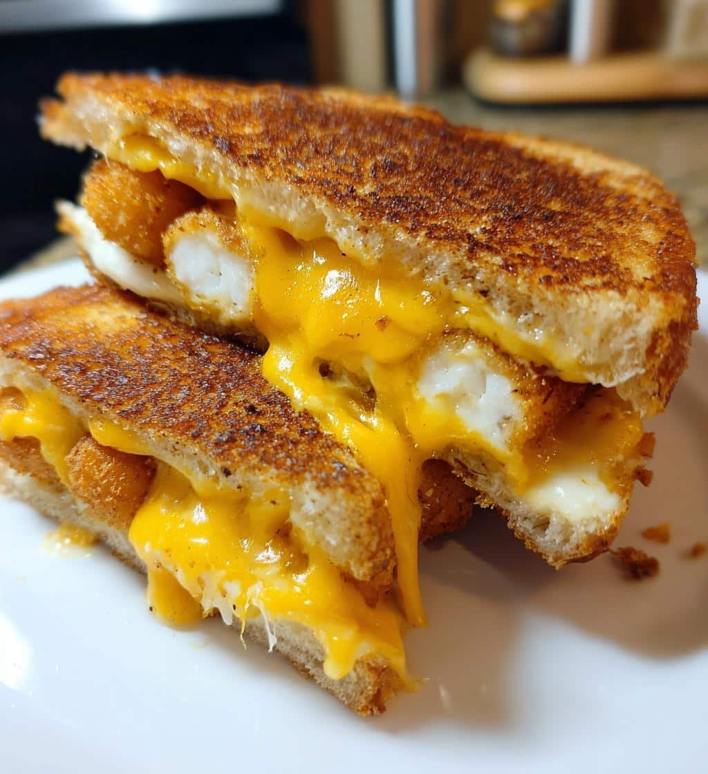 Air Fryer Grilled Cheese with Fried Mozzarella Sticks