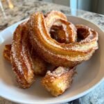 Air Fryer Homemade Cinnamon Roll Churros