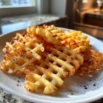 Air Fryer Homemade French Fries - Waffle Fries