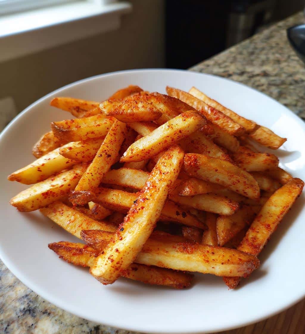 Air Fryer Homemade Smoked Paprika Lardo Fries - detail 1