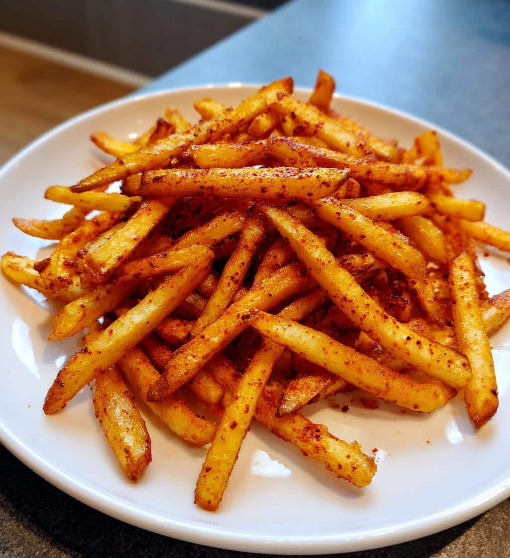 Air Fryer Homemade Smoked Paprika Lardo Fries