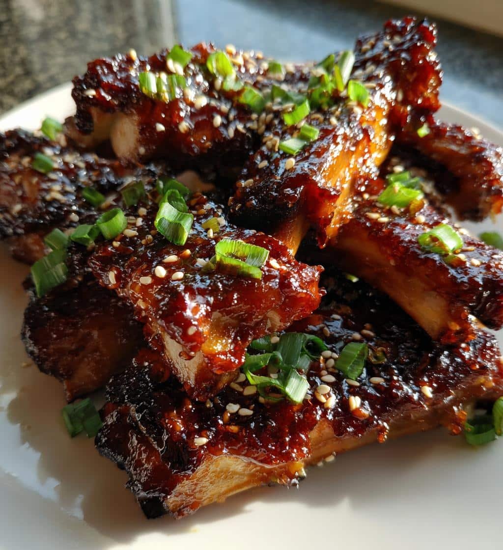 Air Fryer Homemade Sticky Asian Pork Ribs Recipe You'll Crave 4 Air Fryer Homemade Sticky Asian Pork Ribs - detail 1