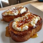 Air Fryer Hot Honey Cottage Cheese Toast