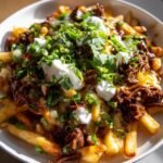 Air Fryer Loaded Malaysian Rendang Fries